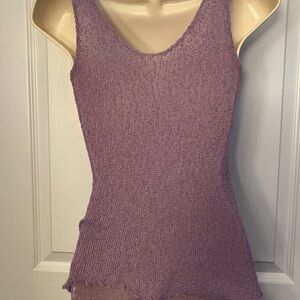 Unk Purple Knit Tank Top